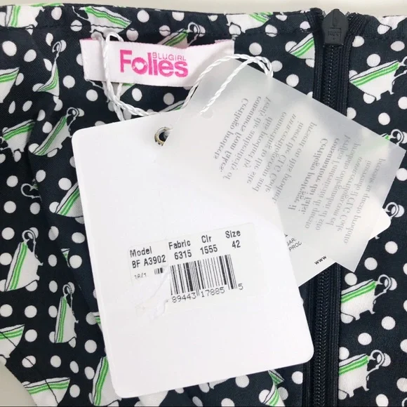 Blugirl Folies Novelty Teacup Print Sheath Dress - Picture 8 of 8